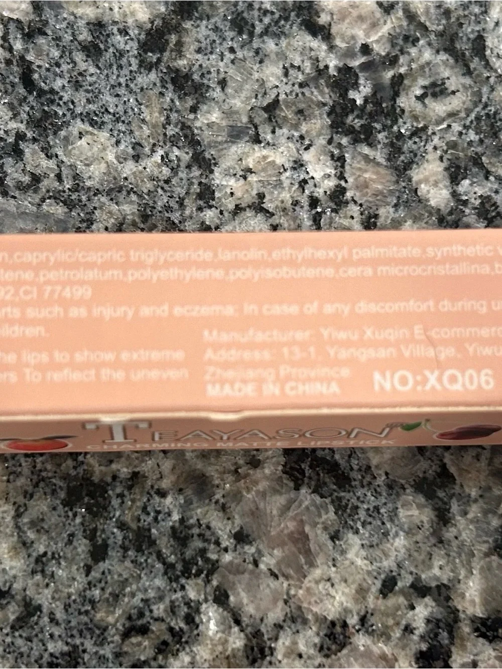 Teayson Lipstick in Warm Terracotta Red
